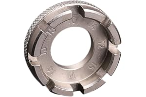 melebellot Speichenschlüssel Fahrrad,Fahrradspeichenwerkzeug 6 Größen 10-15 Gaug Anziehwerkzeug,Für Speichengröße Fahrradreparatur,Fahrradspeichen Zentrieren Reparieren (Silver)