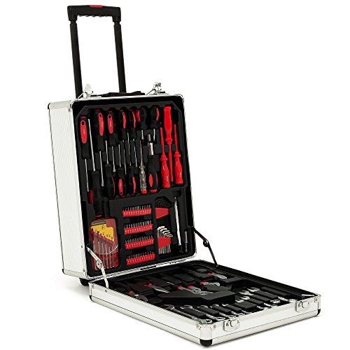 Monzana® Werkzeugkoffer 629tlg ✔ abschließbar ✔ Aluminium Rollkoffer ✔ inkl. vielseitigem Zubehör & Arbeitshandschuhen ✔ Modellauswahl - 3