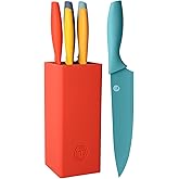 MasterChef Kitchen Knife Set with Universal Taco Stand | Set with Knife Set for Bread, Onion, Chef, Meat and Paring, Stainles