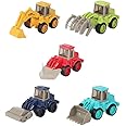 PLUSPOINT 5Pc Construction Vehicles Excavator Digger Toy Farm Tractor For Kids Pretend Play Toy Trucks Play Set Building Vehicles Set For Kids 3-14 Years. (5Pc Truck),Multicolor