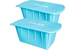 Polar Recovery Ice Bath Block Moulds for Cold Water Therapy/Cold Plung Ice Moulds for Extra Large Brick Moulds