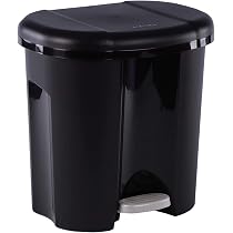 BranQ Home Essential A Set Of 3 PELIKAN Garbage Bins, With Practical Waste Separation System, 29.5 X 39 X 36 Cm (L X W X H), Anthracite