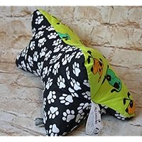 Leseknochen, Zierkissen, Nackenkissen, Tablethalter, Keilkissen, Pfoten, Hunde