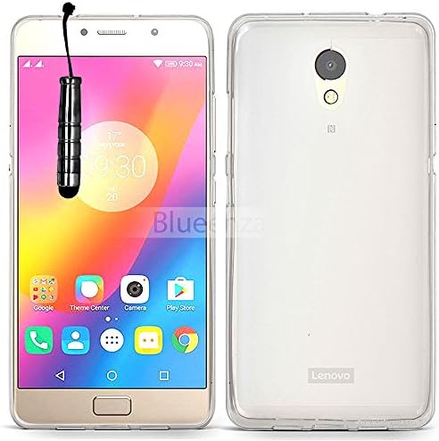 ewedo LENOVO VIBE P2 P2A42 Slim Soft Gel Silicone Rubber Gel Case Back Grip + Stylus LENOVO VIBE P2 P2A42 (White Matte)