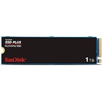 SanDisk Plus 1TB M.2 NVMe SSD, Internal PCIe Gen 3, M.2 2280, Easy