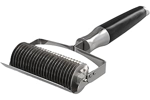 TONIXY Coupe-pâte avec roulette et trancheuse 13/19 pour couper la pâte à l'ail, le persil, l'échalote (B)