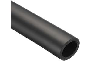 Rebower 40mm ID Pipe Insulation Tubing 7mm Thick Heat Preservation Foam Tube, [for Plumbing Freeze Protection Exercise Handle] - 54mm OD/6ft/Black