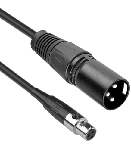 Adattatore Audio Microfono Da 1/4" (6.35mm) Maschio A XLR Femmina - Foto 3