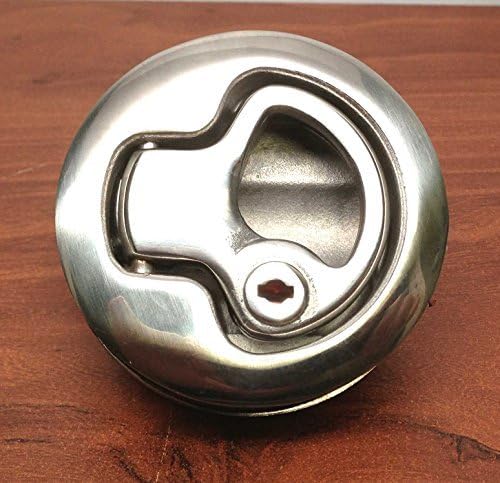 MARINE BOAT LOCKING STAINLESS STEEL 316 FLUSH PULL SLAM LATCH HATCH LIFT 2D by Pactrade Marine