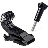 SIDRUM J Hook Buckle Mount for Gopro, Helmet Mount Base Compatible with All GoPro Max/GoPro Hero 10 9 8 7 6 5 4 3+ 3 HD and O