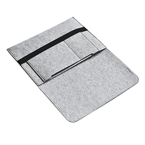 iProtect Schutzhülle iPad Filz Sleeve Hülle Laptop Tasche grau - 3