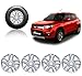 Auto Pearl - Premium Quality Car Full Caps Silver 16inches Wheel Cover For - Maruti Suzuki Brezza RS.1699.00