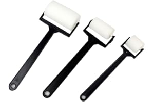 SATOHA Kentop - Rulli in spugna per bambini, con manico lungo, 3 pezzi in diverse misure