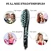 CoastaCloud Hair Straightening Brush Paddle Heating Detangling Comb Digital Anti Static Ceramic Straight Hair Styler