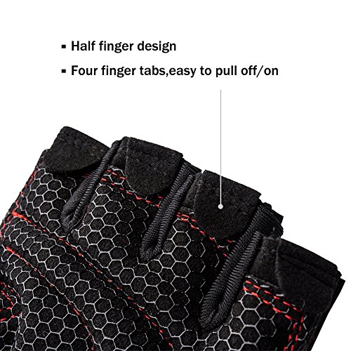 Senston Fitness Handschuhe Trainingshandschuhe mit Handgelenkstütze Grips für Frauen Männer Women Men - 4