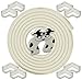 Edge & Corner Guard Protector | Extra Long 22feet [20.4feet Edge + 8 Pre-Taped Corners] - Cream White - Peace Of Mind Childproofing Protection - Door Slammer Guard Included