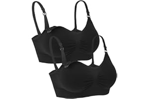 iloveSIA® Damen Still BH ohne Bügel Schwangerschafts-BH Unterwäsche Nahtlos Komfort