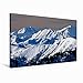 Produktbild Calvendo Premium Textil-Leinwand 90 cm x 60 cm Quer Rauriser Sonnblick 3106m und Hocharn | Wandbild, Bild auf Keilrahmen, Fertigbild auf Echter Leinwand, Leinwanddruck