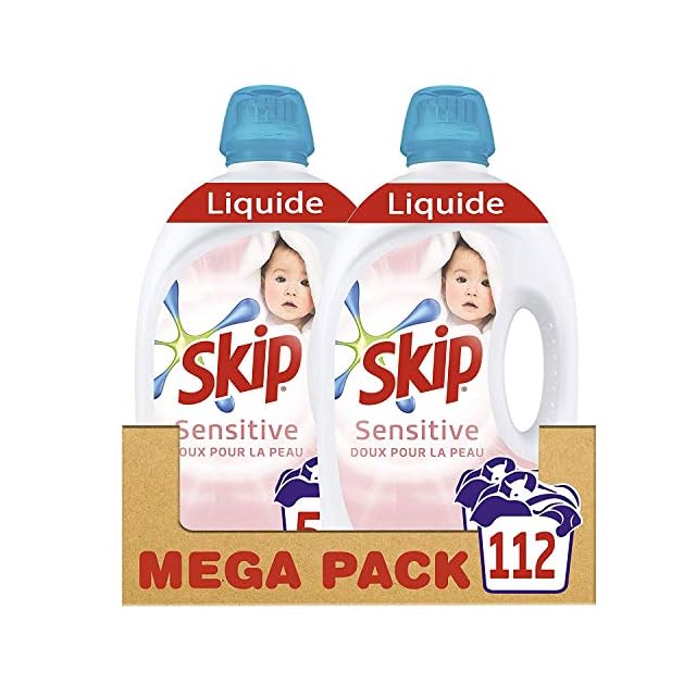 Skip Lessive Liquide Active Clean 112 Lavages Lot De 2x56