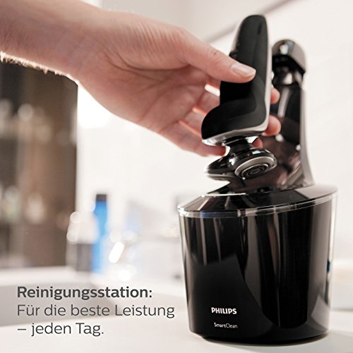 Philips Series 9000 Nass- & Trockenrasierer S9711/31, mit Reinigungsstation Plus und Bartstyler - 5