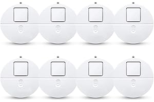 COZIERT Cozier Alarme Antivol Vibration Rupture Vitres, 120dB Alarme Pour Portes et Fenêtres, Sécurité Maison et Enfants (8 pièces)