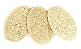 Loofah Savannah Oval Facial Pad Pack of 3