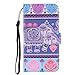 Produktbild Samsung Galaxy S7 Hülle im Bookstyle, Samsung Galaxy S7 Hülle Wallet Case, Carols Farbdruck Muster Flip case Hülle Schutzhülle PU Leder Brieftasche Ledertasche im Bookstyle Tasche Handytasche mit Magnetverschluss Kartenfach Standfunktion Muster Handyhülle für Samsung Galaxy S7 (5,1 Zoll) - Elefant