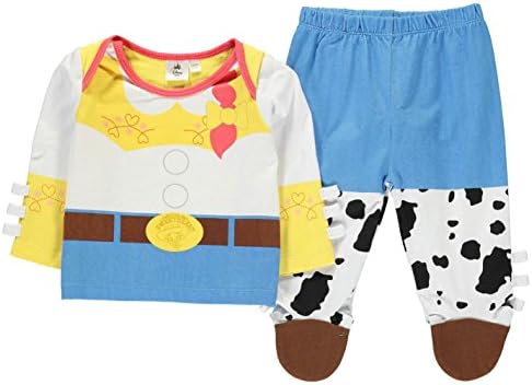 Character WearDisney Toy Story Jessie 2 Piece Pyjama Set Infant Baby Blue/Wht Pajama Sleepwear 6-9 Months
