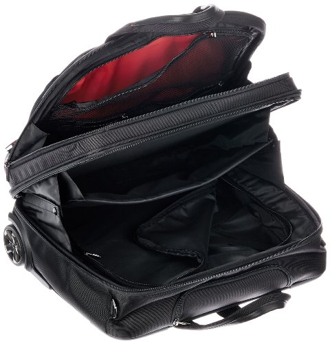 Samsonite Pro DLX 3 Businesstrolley Laptop Briefcase with Wheels / Rolling Tote 16.4″ - 12