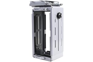 FLEXISPOT CH1S CPU Holder Under Desk/Computer Wall Mount w/Adjustable size to accommodate most ATX size cases, 360° Swivel (Grey)