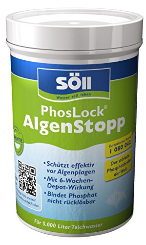 Söll 11002 PhosLock AlgenStopp - Der stärkste Phosphatbinder der Welt - 250 g
