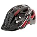 Produktbild ALPINA Jungen Fahrradhelm Rocky Black/Red/White, 47-52 cm