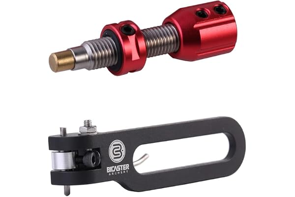 BICASTER Tir à l'arc Coussin Piston + Repose-flèche Magnétique Réglable - 1 Set
