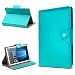 Produktbild UC-Express Tablet Hülle für 10 Zoll Universal Case Cover Schutzhülle Kunstleder Tasche Etui, Farben:Türkis, Tablet Modell für:Trekstor Surftab Breeze 10.1
