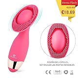 ❤ SEGURO Y COMODIDAD: Masajeador con producción de silicona de alta cantidad , no tóxico, inodoro, que se siente suave como aterciopelado.