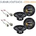 Subaru Outback 2000-2004 Factory Speaker Upgrade Harmony (2) R65 Package New RS.18693.00