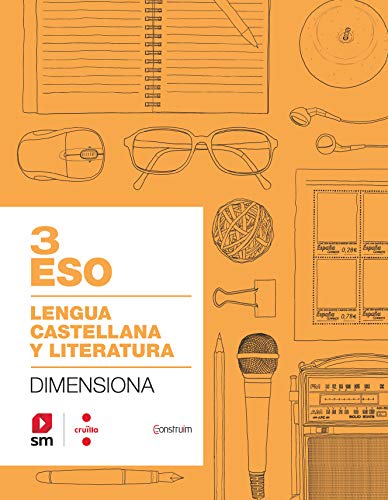 Cuaderno Lengua castellana y literatura 3 ESO Dimensiona Construïm