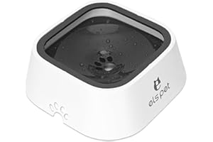 SONGWAY Non Spill Dog Water Bowl, Splash-Free, No Spill, Anti-Choking Dog Bowl, Vehicle Carried Pet Water Bowl for Dogs, Cat, Puppy, Kitty, 1.5L Large Capacity (Grey)