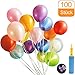 Produktbild Luftballons, Luftballons pump und Luftballon-Clip, Luftballons bunt Geeignet für alle Arten von Feierlichkeiten - 100 Stück
