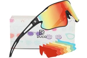 DUCO Kids Sunglasses Youth Baseball Sun Glasses Lightweight TR90 Frame UV400 Sports Cycling Shades for Boys Girls DK268