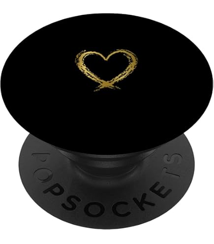 PopSockets PopGrip Mit Peace Mandala Blumen Design - Klebend, Weinrot/schwarz, Wechselbar