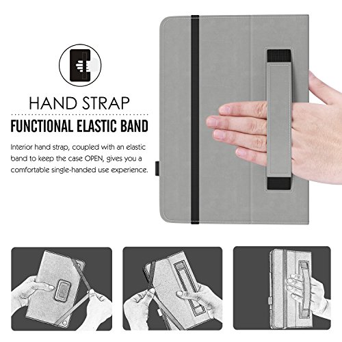 MoKo Hülle für Fire HD 2016 8 Zoll – Kunstleder Ständer Schutzhülle Smart Cover mit Auto Schlaf / Wach Funktion und Stift-Schleife für Fire HD Tablet (Vorherige 6. Generation – 2016), Cutie Charm Magenta - 7
