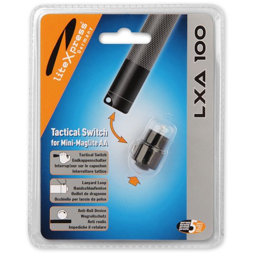 LiteXpress Endkappenschalter / Tactical Switch für Mini Mag AA (LED) – LXA100 - 3