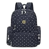 S-ZONE 16 Taschen Baby Windeltasche Wickelrucksäcke Organizer Wasserdicht Multifunktionale Oxford Stoff Reiserucksack mit Wickelauflage und Kinderwagen Riemen