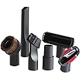 DM Vacuum Attachments Accessories Cleaning Kit Brush Nozzle Crevice Tool for General Purpose Vacuum Cleaner Set of 6