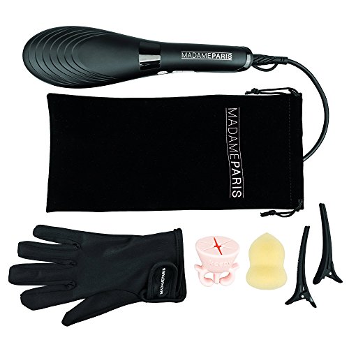 MadameParis ✮ Haarglättungs bürste ✮ Glätteisen Bürste – Haarglätter – Gewählt zum Beauty Blog Produkt des Jahres 2017 – MIRACLE Ausgabe – Bessere Qualität im Vergleich zu klassischen Glätteisen – Leistung verstärkt –- Elektrische Haarbürste – Schnelles Aufheizen - 2