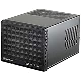 SilverStone SG13, Type-C Port, Ultra Compact Mini-ITX Computer Case with Mesh Front Panel, Black, SST-SG13B-C