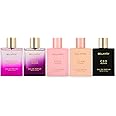 Bella Vita Luxury Everready Floral, Woody, Musky Liquid Perfume Combo, 5 Premium Long Lasting Fragrance Of Rose, Glam, Senorita, Date, Ceo Women Scent, 100 Ml Each