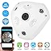 Produktbild DIDseth 360° VR Kamera | Panorama Wireless Wifi IP Kamera Audio Video Wifi HD Fish-Eye Weitwinkel IR Nachtsicht Bewegungserkennung Überwachungskameras System bis 64G mit App