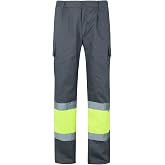 VELILLA 157, Two-Tone Trousers, Multi-pockets, High Visibility